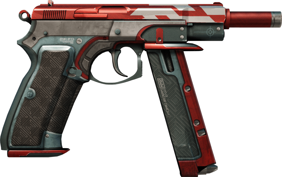 Preview image 2 of CZ75-Auto | Red Astor (Com Pouco Uso)