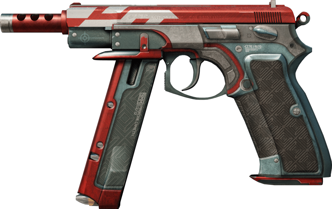 Preview image 1 of CZ75-Auto | Red Astor (Com Muito Uso)