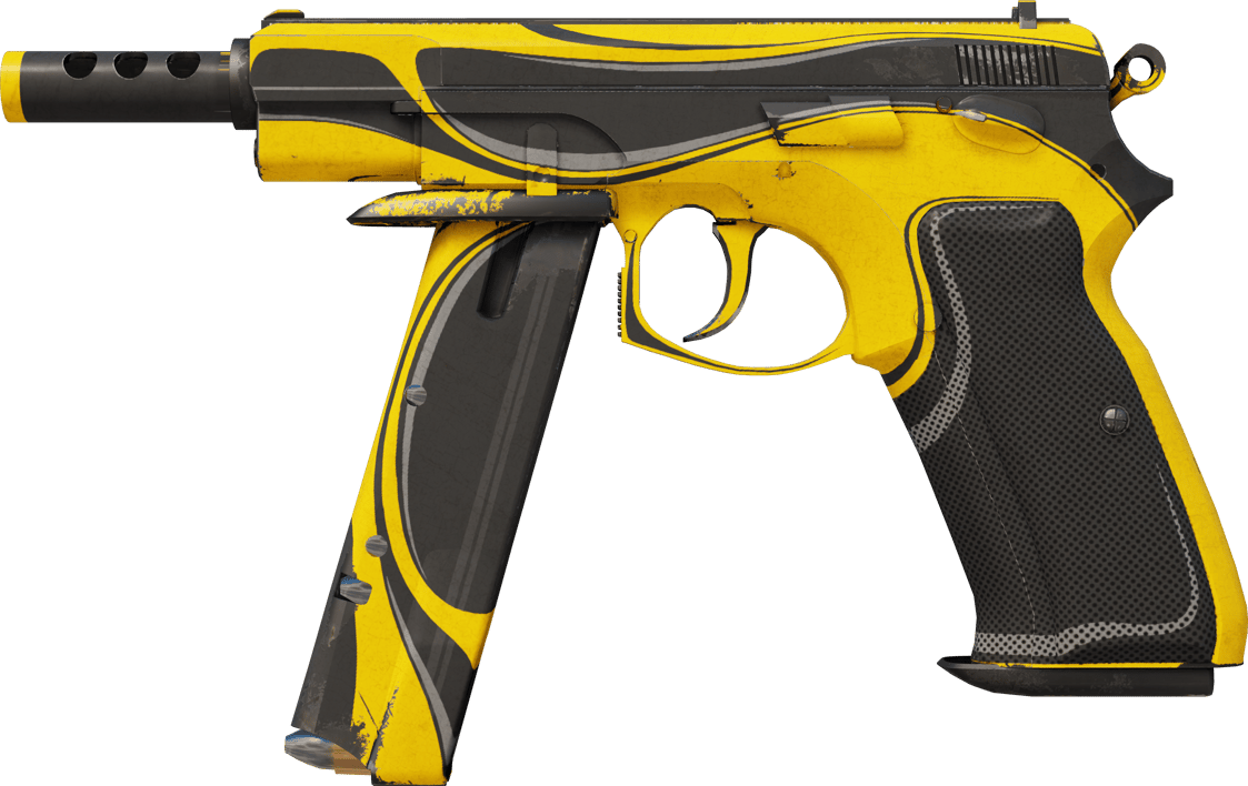 Preview image 1 of CZ75-Auto | Yellow Jacket (Com Muito Uso)