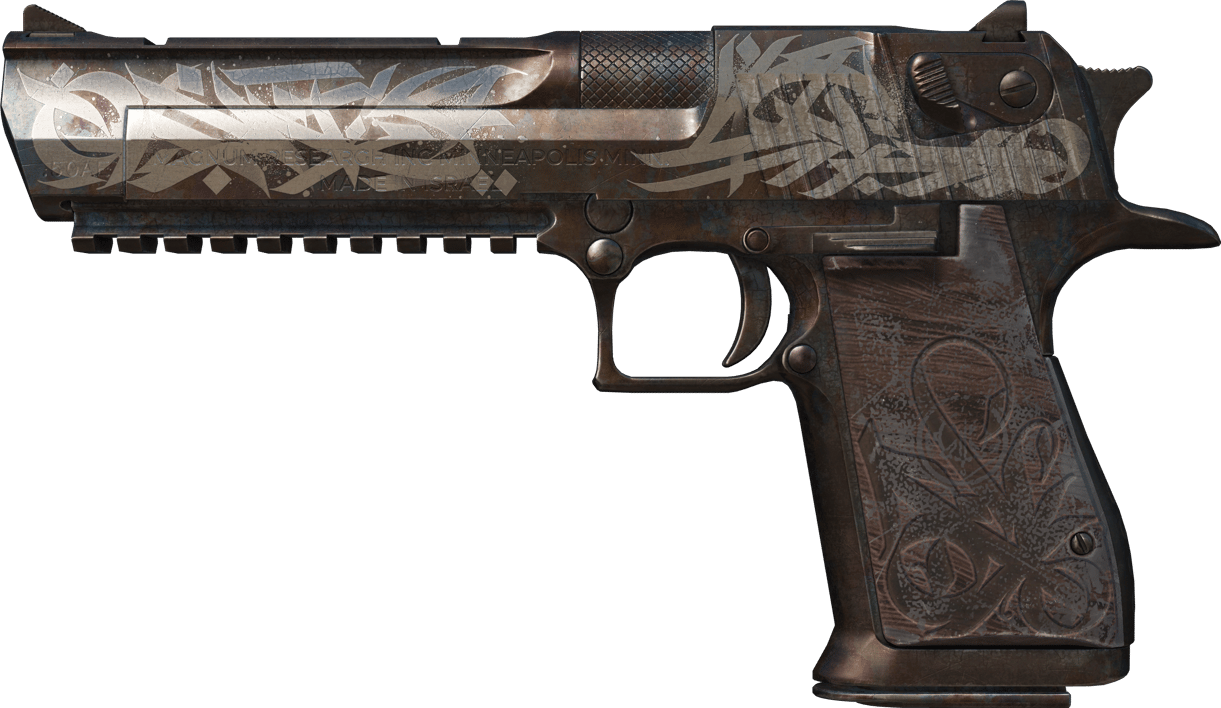 Preview image 1 of Desert Eagle | 书法涂鸦 (战痕累累)