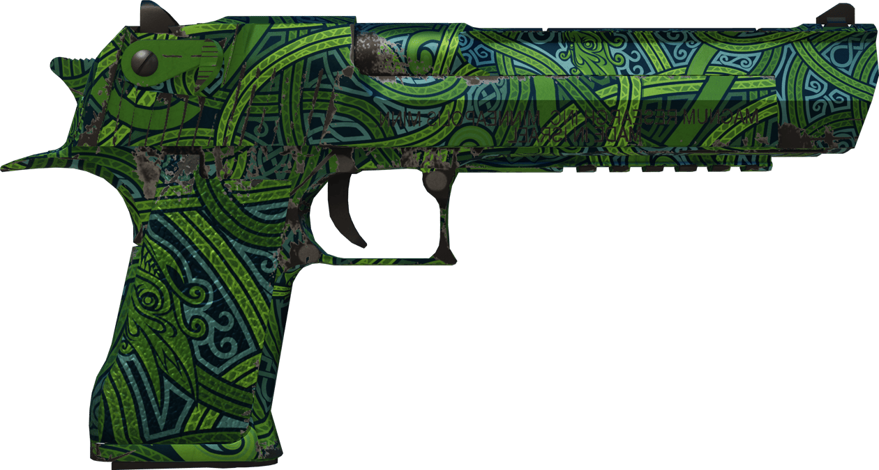 Preview image 2 of Desert Eagle | Emerald Jörmungandr (Field-Tested)