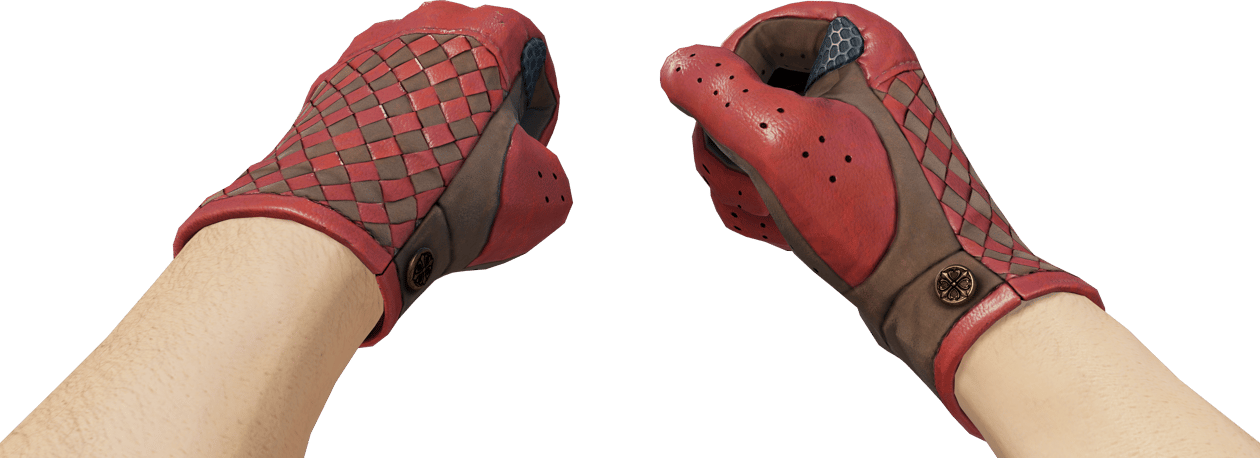 Preview image 3 of ★ ถุงมือขับรถ | Crimson Weave (ผ่านการทดสอบภาคสนาม)