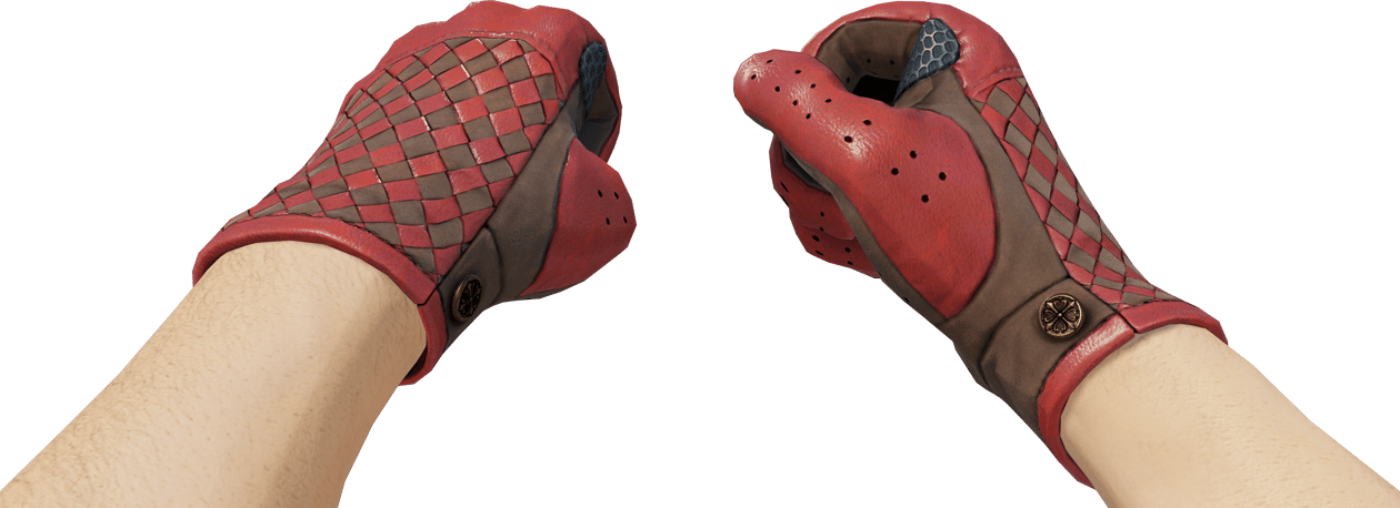 Preview image 3 of ★ Rękawiczki samochodowe | Szkarłatny splot (lekkie zużycie)