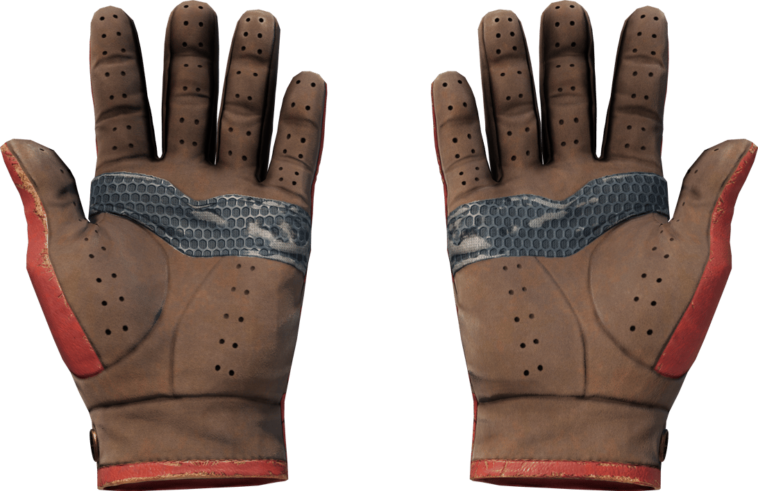 Preview image 2 of ★ Guantes de conductor | Entrelazado carmesí (Bastante desgastado)