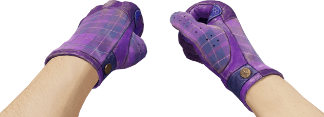 Preview image 3 of ★ Guantes de conductor | Tartán imperial (Deplorable)