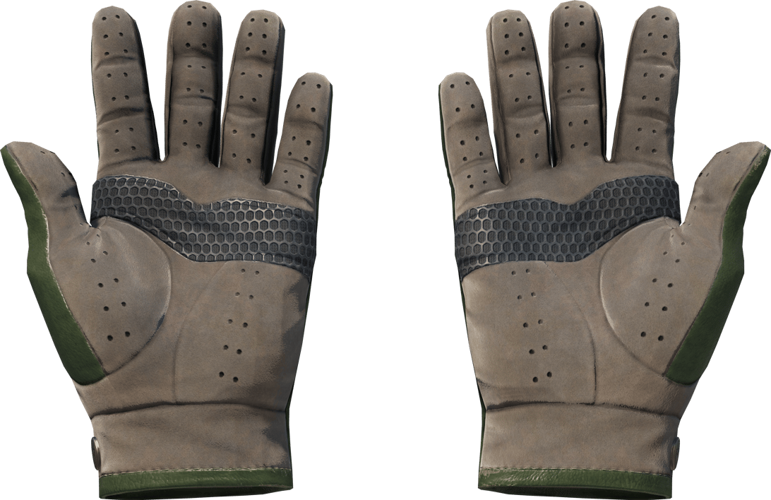 Preview image 2 of ★ 驾驶手套 | 墨绿色调 (略有磨损)