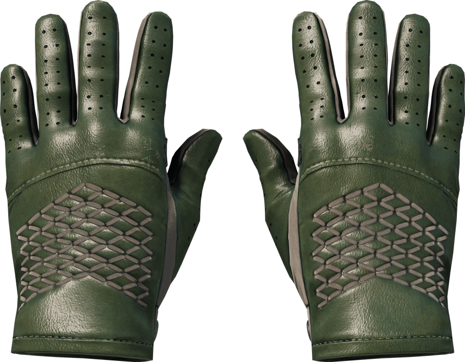 Preview image 1 of ★ 驾驶手套 | 墨绿色调 (略有磨损)