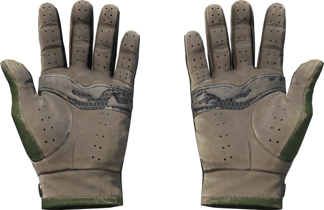 Preview image 2 of ★ 驾驶手套 | 墨绿色调 (破损不堪)