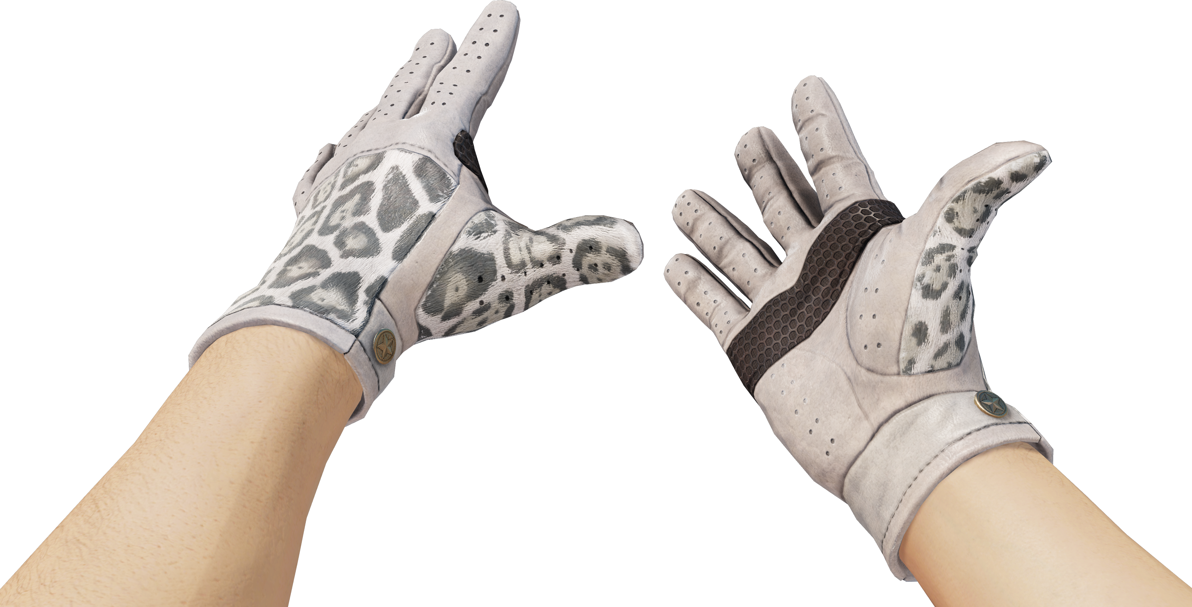 Preview image 3 of ★ Driver Gloves | Snow Leopard (未使用)