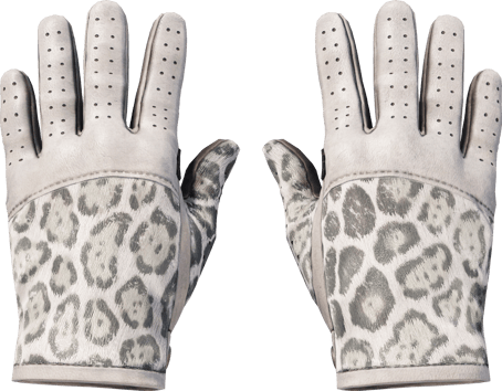 ★ Chauffeurshandschuhe | Schneeleopard (Minimale Gebrauchsspuren)