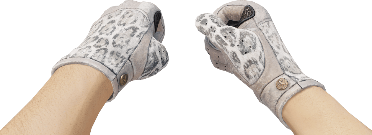 Preview image 3 of ★ Driver Gloves | Snow Leopard (Well-Worn)