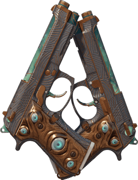 Preview image 2 of Berettas dobles | Ojos de ángel (Bastante desgastado)