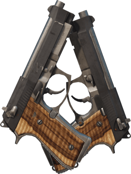 Preview image 2 of Dual Berettas | Black Limba (Field-Tested)