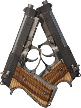 Dual Berettas | Black Limba (Field-Tested)