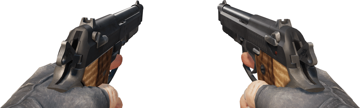 Preview image 3 of Dual Berettas | 흑색 림바 (거의 깨끗한)