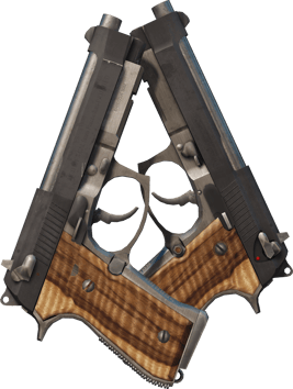 Dual Berettas | Czarna limba (lekkie zużycie)