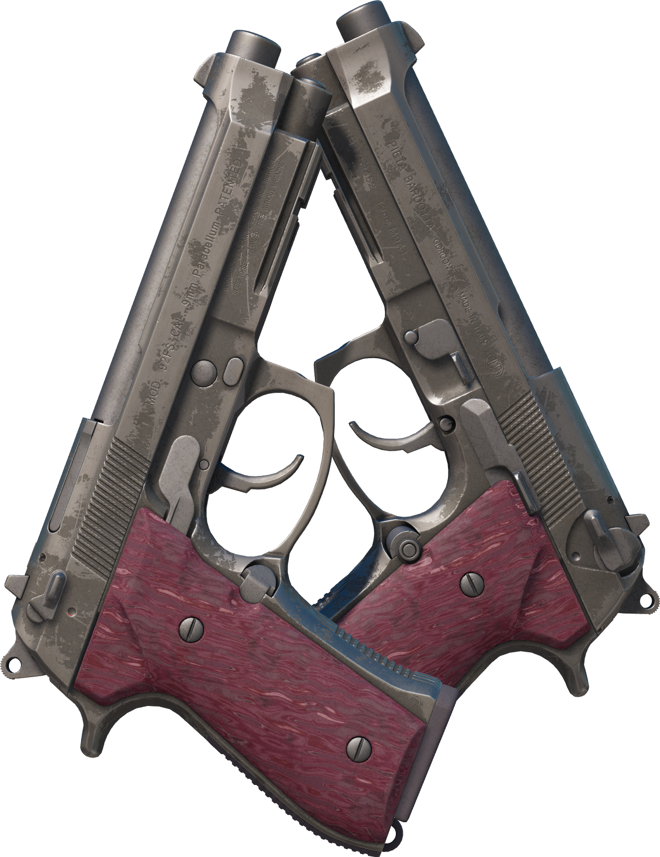 Preview image 1 of Dual Berettas | BorDeux (Marquée par les combats)