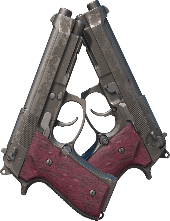 Preview image 1 of Dwie beretty | Bordowy duet (mocne zużycie)