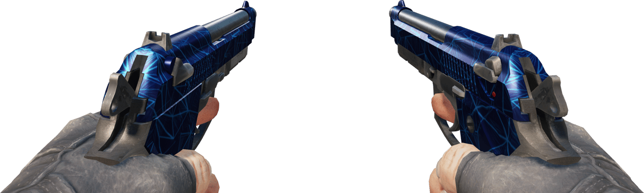 Preview image 3 of Dual Berettas | Cobalt Quartz (Original de Fábrica)