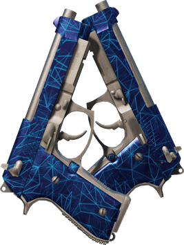 Dual Berettas | Kobaltblauer Quarz (Fabrikneu)