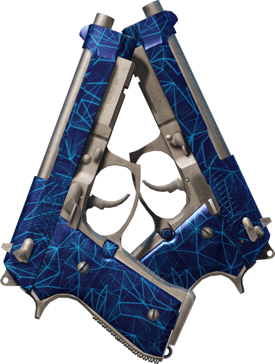 Preview image 1 of Dual Berettas | Cobalt Quartz (Original de Fábrica)