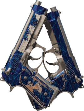 Preview image 2 of Dual Berettas | 钴蓝石英 (破损不堪)