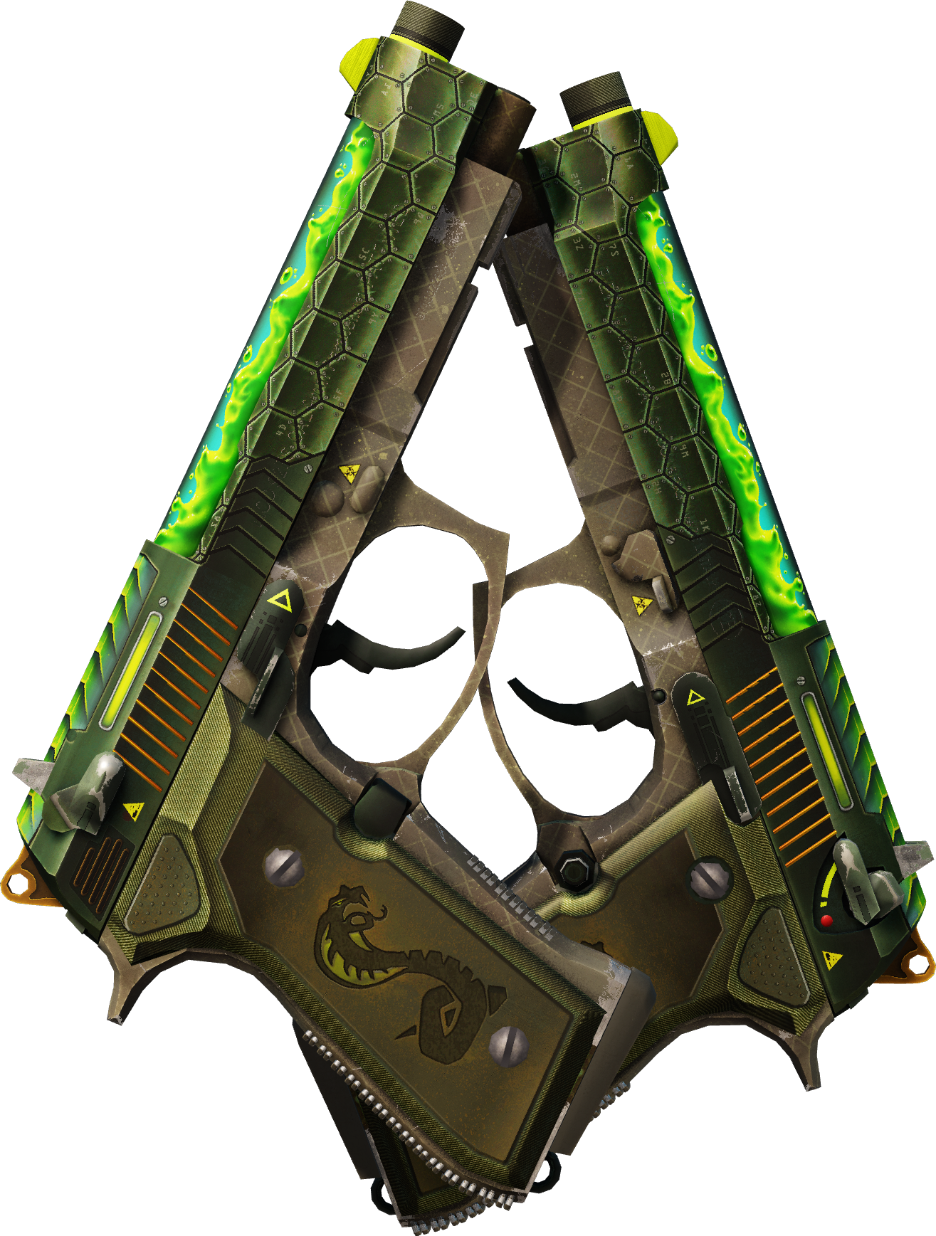 Preview image 2 of Dual Berettas | Venin de cobra (Testée sur le terrain)