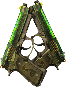 Dual Berettas | Atak kobry (lekkie zużycie)