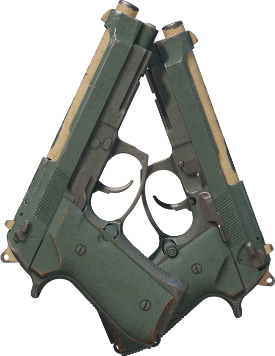 Preview image 2 of Dual Berettas | 용병 (전투로 닳고 닳은)