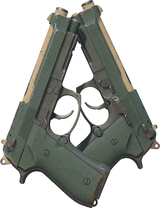 Preview image 1 of Dual Berettas | 용병 (전투로 닳고 닳은)