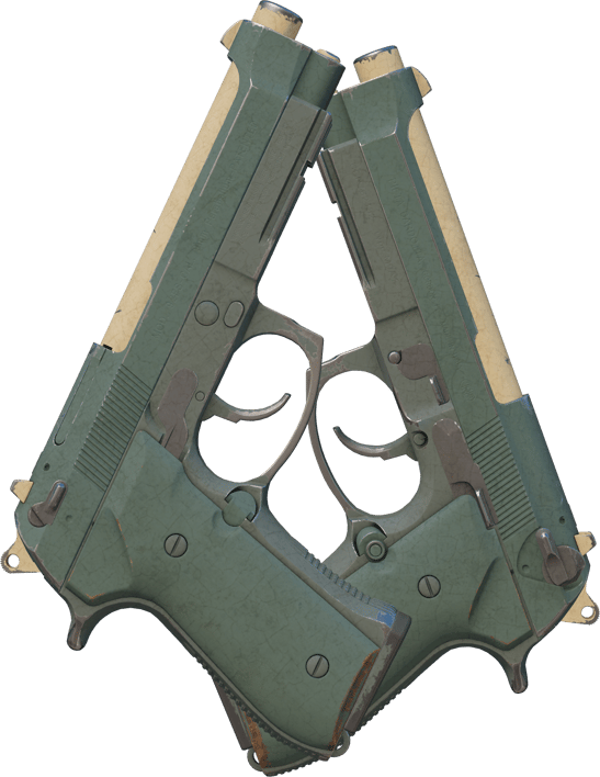 Preview image 2 of Dual Berettas | Contractor (Com Muito Uso)