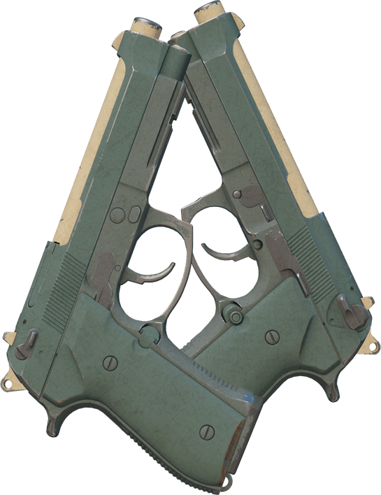 Preview image 1 of Dual Berettas | Contractor (Com Muito Uso)