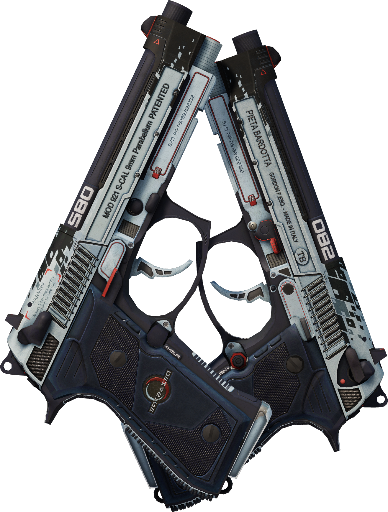 Preview image 2 of Dual Berettas | Dézastre (Marquée par les combats)