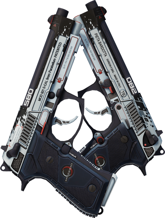 Preview image 1 of Dual Berettas | Dezastre (Factory New)