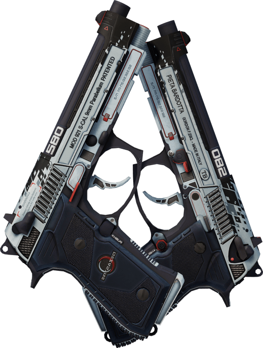 Preview image 2 of Dual Berettas | Dezastre (Field-Tested)