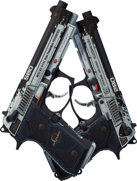 Preview image 2 of Dual Berettas | Dezastre (Well-Worn)