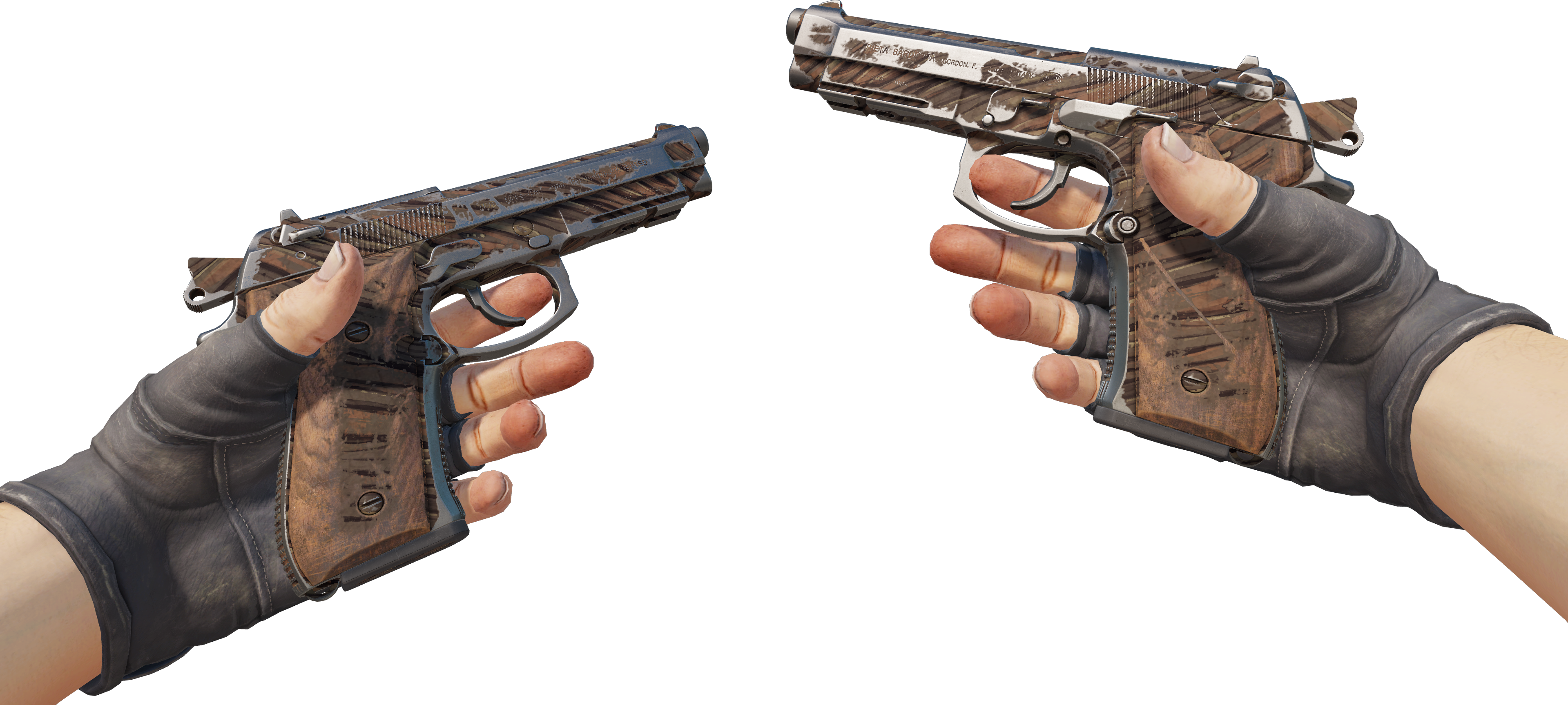 Preview image 3 of Dual Berettas | Bois de grève (Marquée par les combats)