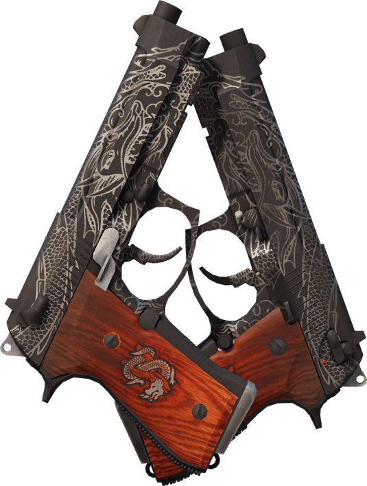 Preview image 2 of Dual Berettas | Dragones duales (Deplorable)