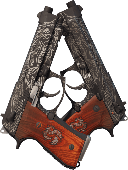 Preview image 1 of Dual Berettas | Dragones duales (Deplorable)