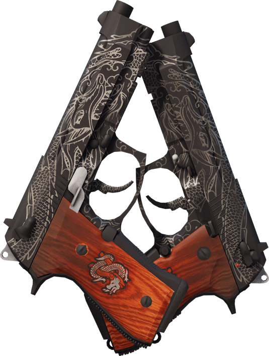 Preview image 2 of Dual Berettas | Dragones duales (Recién fabricado)