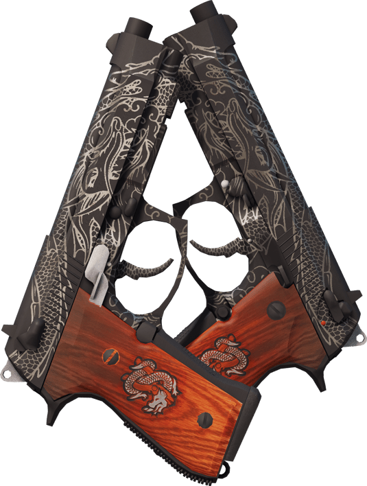 Preview image 1 of Dual Berettas | Dragones duales (Recién fabricado)