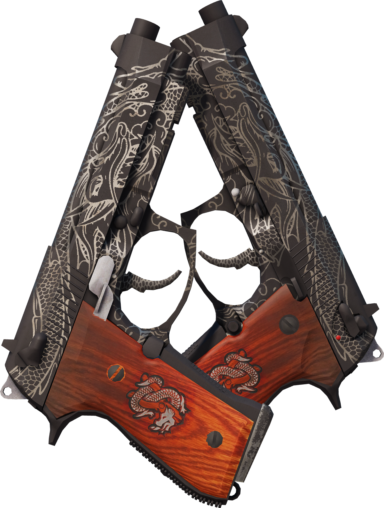 Preview image 1 of Dual Berettas | Duel de dragons (Testée sur le terrain)