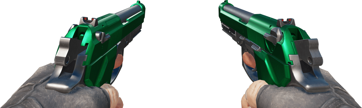 Preview image 3 of Dual Berettas | Smaragd (Fabrikneu)