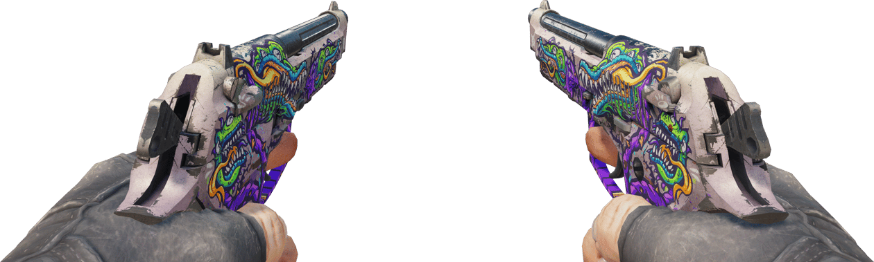 Preview image 3 of Dual Berettas | Flora Carnivora (ถลอกปอกเปิกจากการรบ)