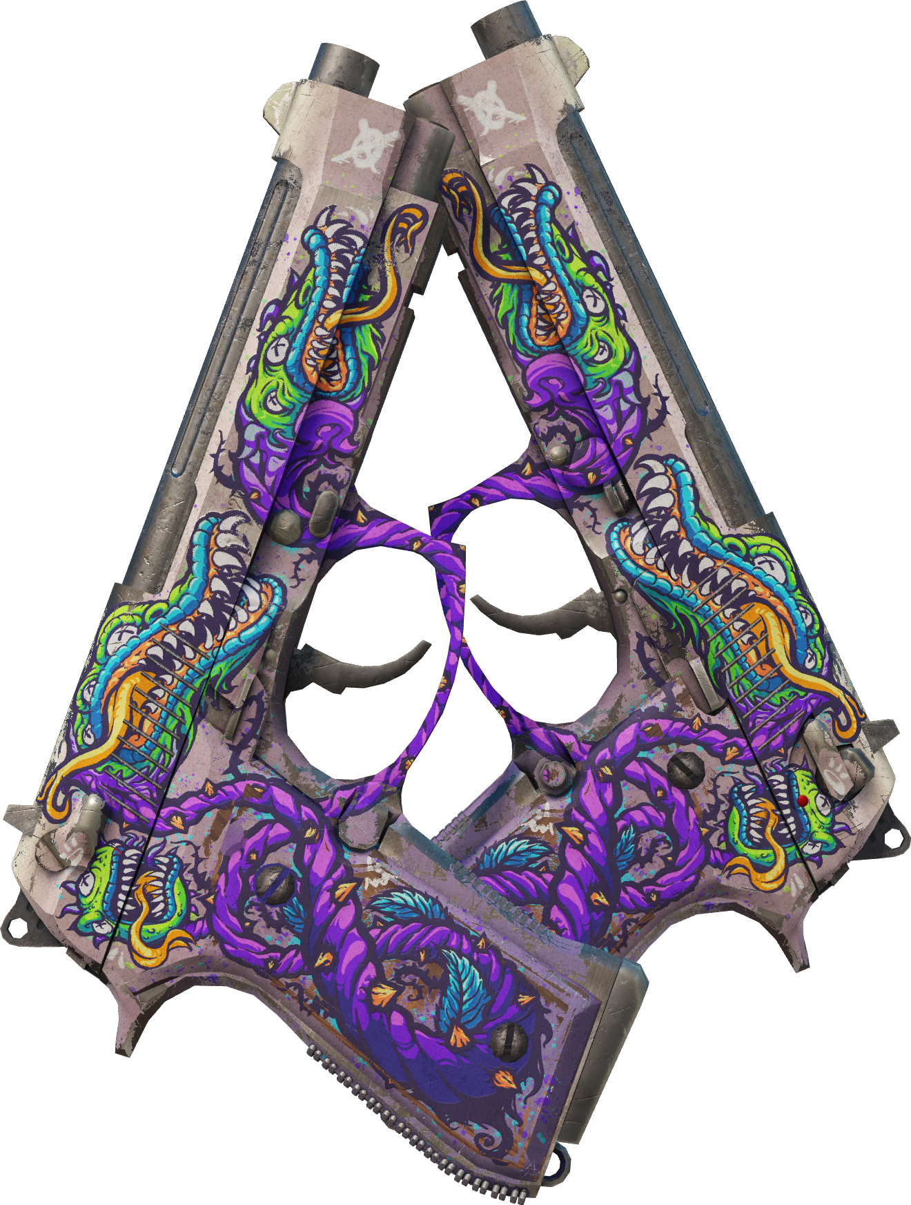 Preview image 1 of Dual Berettas | Flore carnivore (Marquée par les combats)