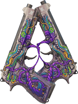 Dual Berettas | Flora Carnivora (ถลอกปอกเปิกจากการรบ)