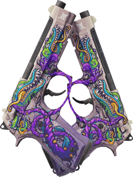 Preview image 2 of Dual Berettas | Etobur Bitki (Az Aşınmış)