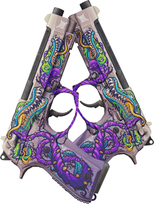 Preview image 1 of Dual Berettas | Flora Carnivora (มีรอยถลอกเล็กน้อย)