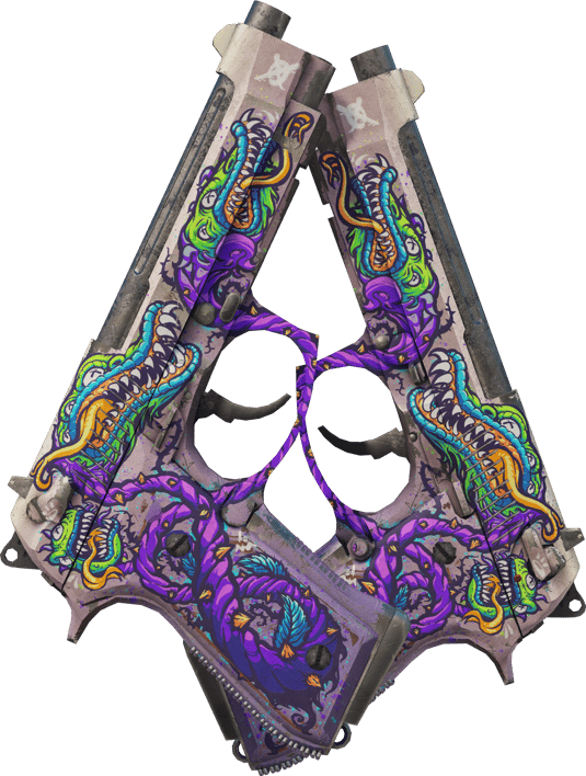 Preview image 2 of Dual Berettas | Flora Carnivora (Well-Worn)