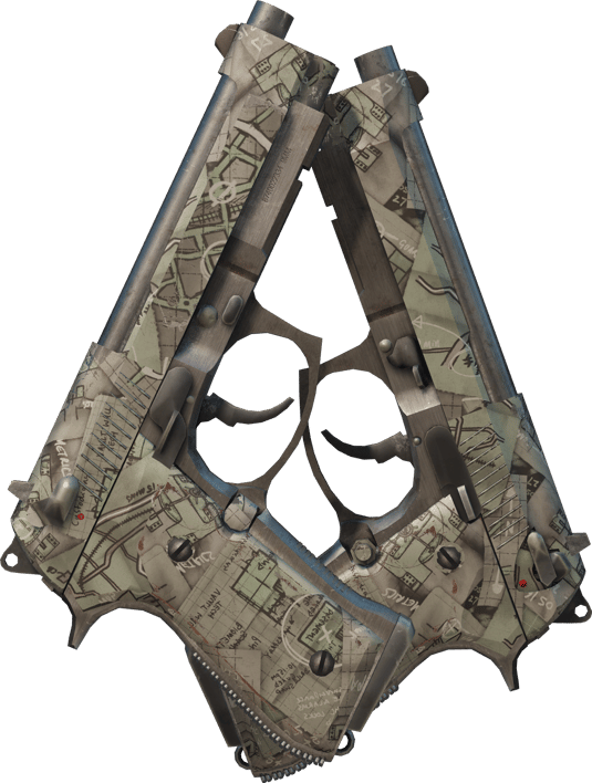 Preview image 2 of Dual Berettas | 街头抢匪 (久经沙场)